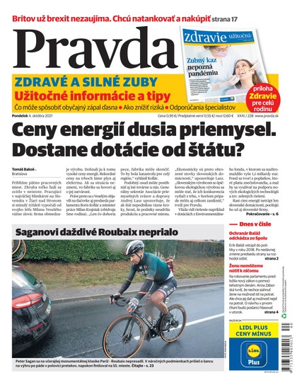 E-magazín Denník Pravda 4. 10. 2021 - OUR MEDIA SR a. s.