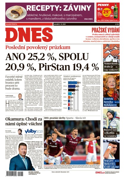 E-magazín MF DNES - 4.10.2021 - MAFRA, a.s.