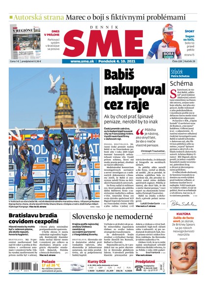 E-magazín SME 4-10-2021 - Petit Press, a.s. 