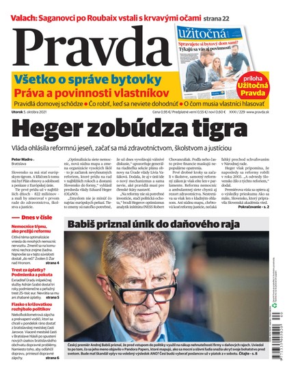 E-magazín Denník Pravda 5. 10. 2021 - OUR MEDIA SR a. s.