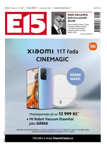 E-magazín E15 - 5.10.2021 - CZECH NEWS CENTER a. s.