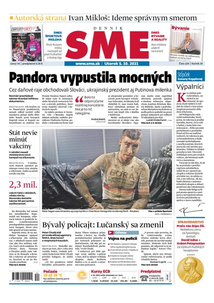 E-magazín SME 5-10-2021 - Petit Press, a.s. 