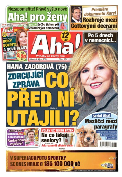 E-magazín AHA! - 6.10.2021 - CZECH NEWS CENTER a. s.