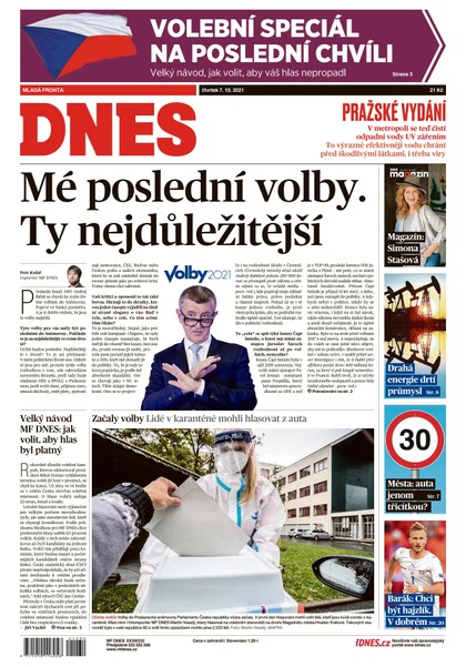 E-magazín MF DNES - 7.10.2021 - MAFRA, a.s.