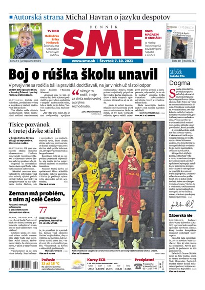 E-magazín SME 7-10-2021 - Petit Press, a.s. 
