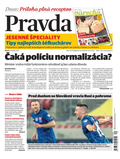 E-magazín Denník Pravda 8. 10. 2021 - OUR MEDIA SR a. s.