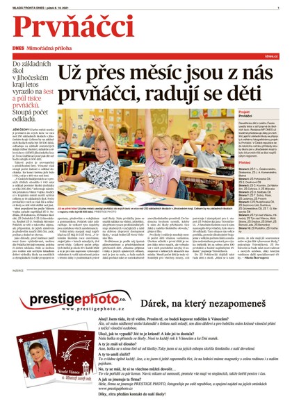 E-magazín MF DNES extra Jižní Čechy - 8.10.2021 - MAFRA, a.s.