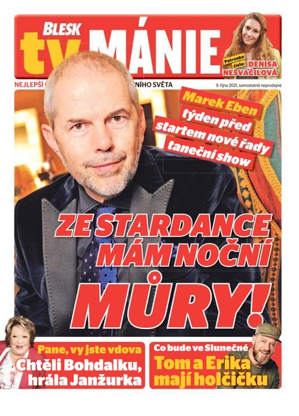 E-magazín Blesk Tv manie - 9.10.2021 - CZECH NEWS CENTER a. s.