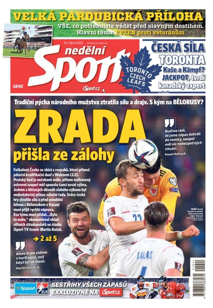 E-magazín Nedělní Sport - 10.10.2021 - CZECH NEWS CENTER a. s.