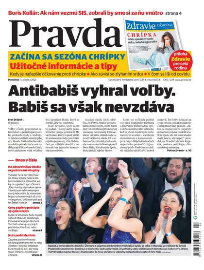 E-magazín Denník Pravda 11. 10. 2021 - OUR MEDIA SR a. s.