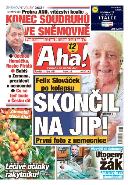 E-magazín AHA! - 11.10.2021 - CZECH NEWS CENTER a. s.