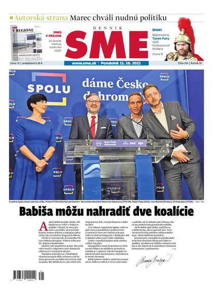 E-magazín SME 11-10-2021 - Petit Press, a.s. 