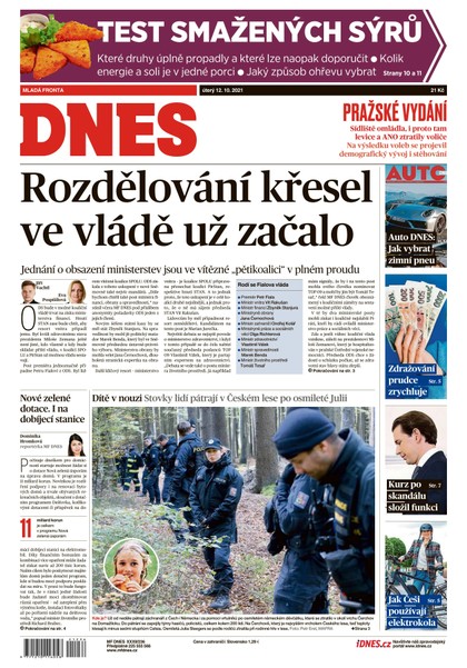 E-magazín MF DNES - 12.10.2021 - MAFRA, a.s.
