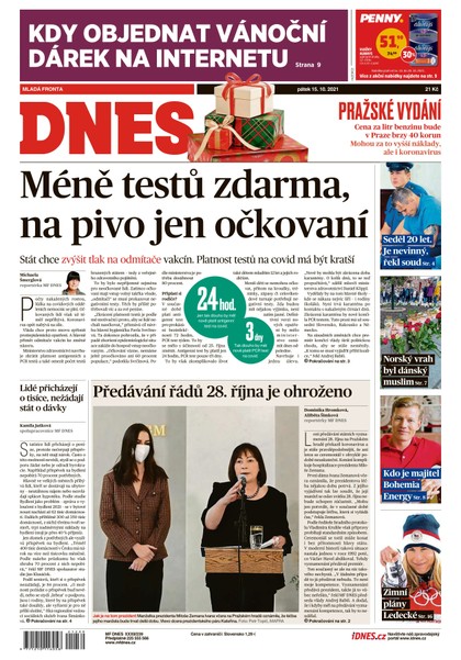 E-magazín MF DNES - 15.10.2021 - MAFRA, a.s.