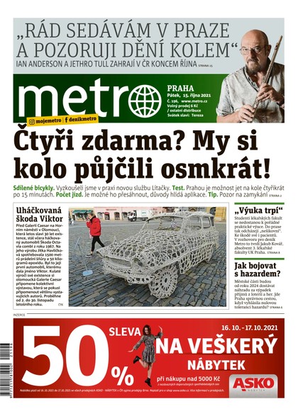 E-magazín METRO - 15.10.2021 - MAFRA, a.s.