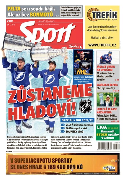 E-magazín Sport - 15.10.2021 - CZECH NEWS CENTER a. s.