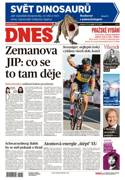 E-magazín MF DNES - 16.10.2021 - MAFRA, a.s.