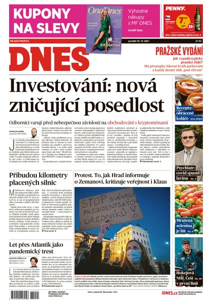 E-magazín MF DNES - 18.10.2021 - MAFRA, a.s.