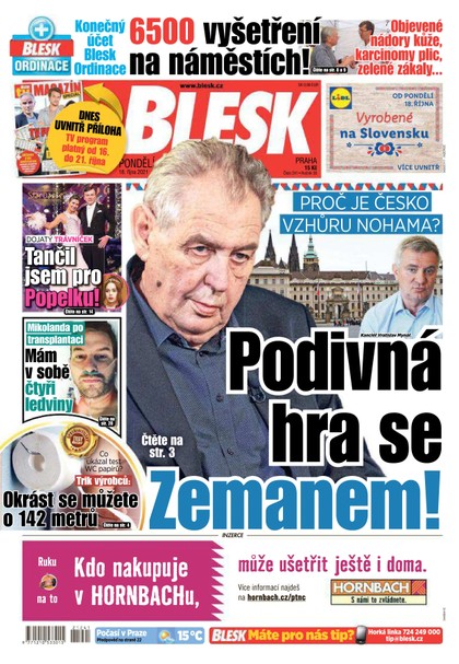 E-magazín Blesk - 18.10.2021 - CZECH NEWS CENTER a. s.