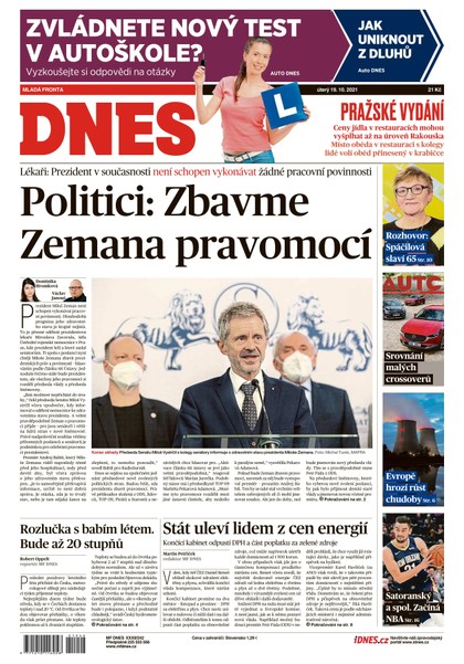 E-magazín MF DNES - 19.10.2021 - MAFRA, a.s.