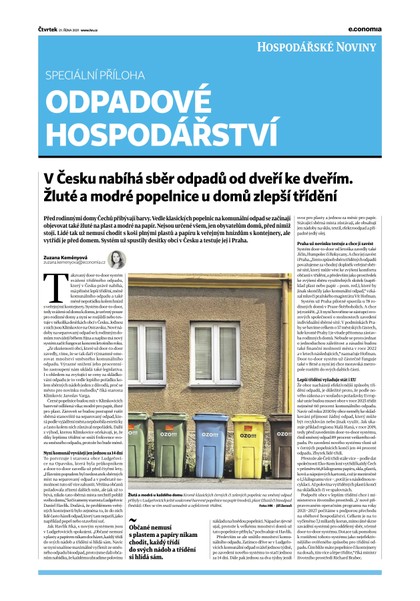 E-magazín HN 204 - 21.10.2021 Odpadové hospodářství - Economia, a.s.