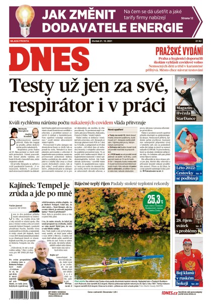 E-magazín MF DNES - 21.10.2021 - MAFRA, a.s.