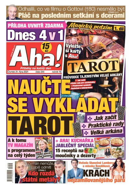 E-magazín AHA! - 21.10.2021 - CZECH NEWS CENTER a. s.