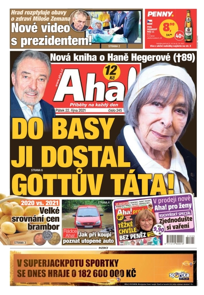 E-magazín AHA! - 22.10.2021 - CZECH NEWS CENTER a. s.