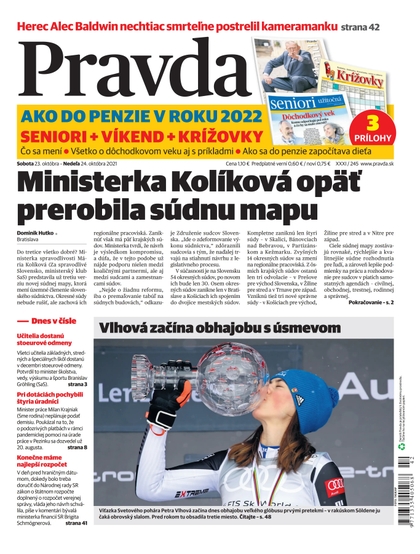 E-magazín Denník Pravda 23. 10. 2021 - OUR MEDIA SR a. s.