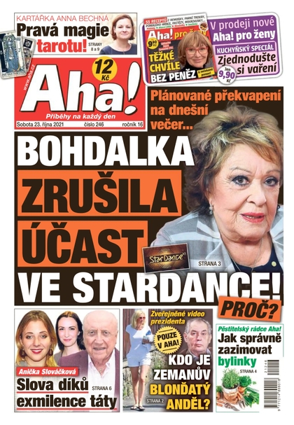 E-magazín AHA! - 23.10.2021 - CZECH NEWS CENTER a. s.