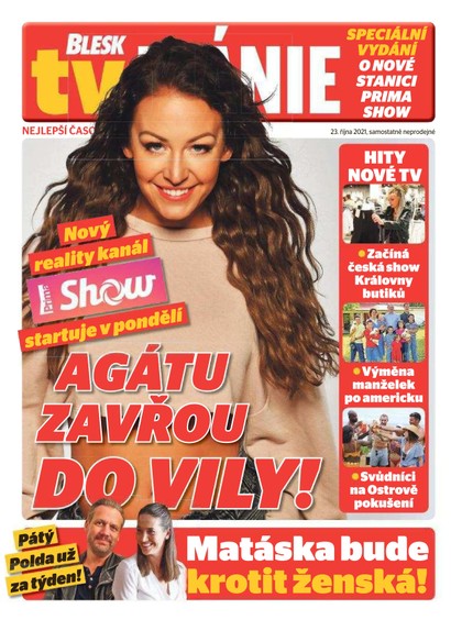 E-magazín Blesk Tv manie - 23.10.2021 - CZECH NEWS CENTER a. s.