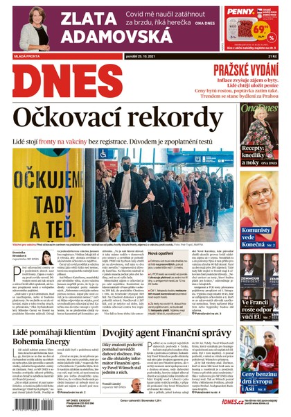 E-magazín MF DNES - 25.10.2021 - MAFRA, a.s.