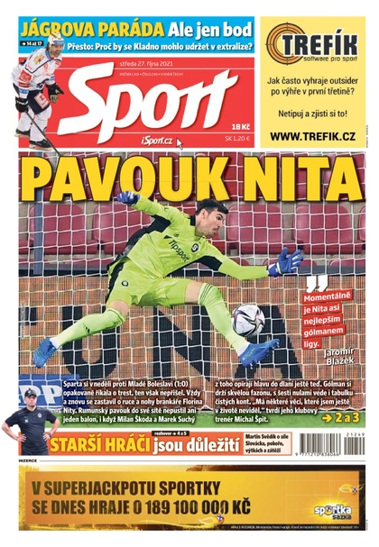 E-magazín Sport - 27.10.2021 - CZECH NEWS CENTER a. s.
