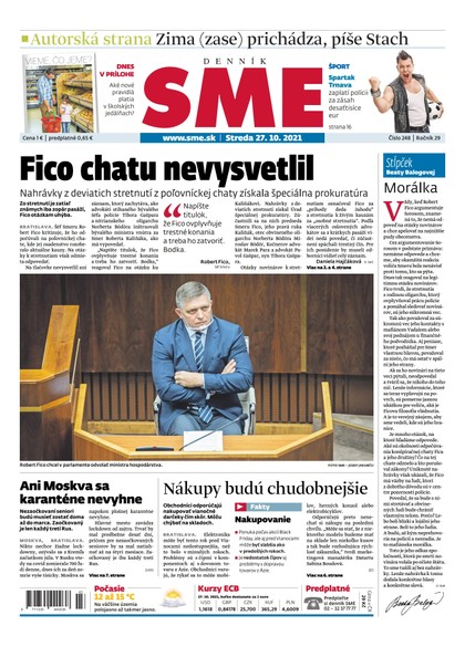 E-magazín SME 27-10-2021 - Petit Press, a.s. 