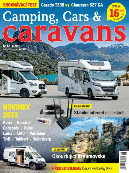 E-magazín Camping, Cars & Caravans 6/2021 - EEZY Publishing