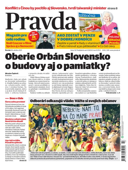 E-magazín Denník Pravda 28. 10. 2021 - OUR MEDIA SR a. s.