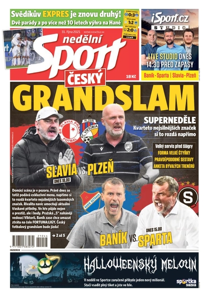 E-magazín Nedělní Sport - 31.10.2021 - CZECH NEWS CENTER a. s.