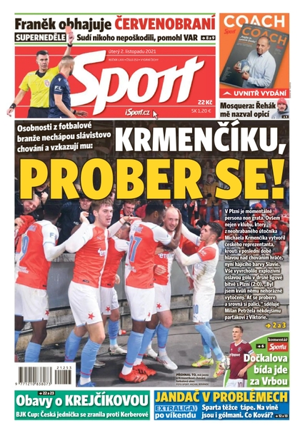E-magazín Sport - 2.11.2021 - CZECH NEWS CENTER a. s.