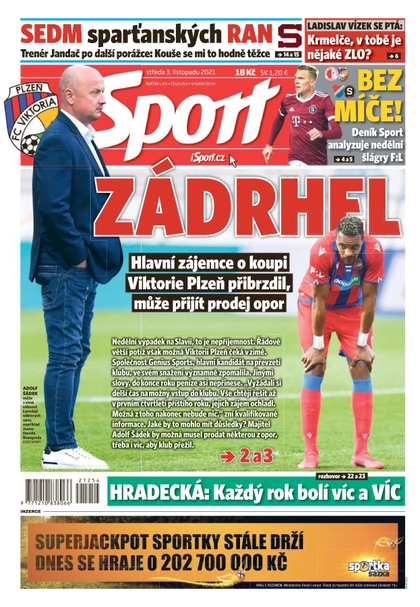 E-magazín Sport - 3.11.2021 - CZECH NEWS CENTER a. s.