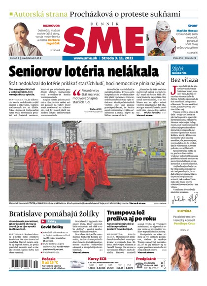 E-magazín SME 3-11-2021 - Petit Press, a.s. 