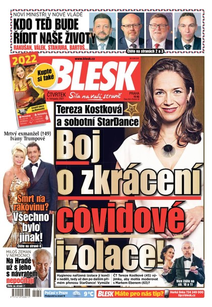 E-magazín Blesk - 4.11.2021 - CZECH NEWS CENTER a. s.