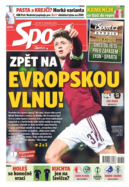 E-magazín Sport - 4.11.2021 - CZECH NEWS CENTER a. s.