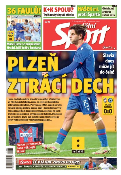 E-magazín Nedělní Sport - 7.11.2021 - CZECH NEWS CENTER a. s.