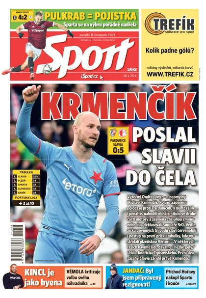 E-magazín Sport - 8.11.2021 - CZECH NEWS CENTER a. s.