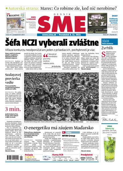 E-magazín SME 8-11-2021 - Petit Press, a.s. 