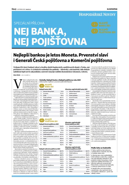 E-magazín HN 216 - 09.11.2021 Nej banka nej pojišťovna - Economia, a.s.