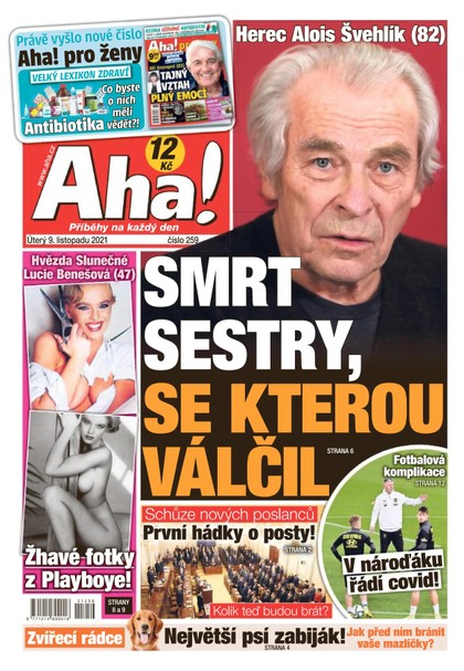 E-magazín AHA! - 9.11.2021 - CZECH NEWS CENTER a. s.