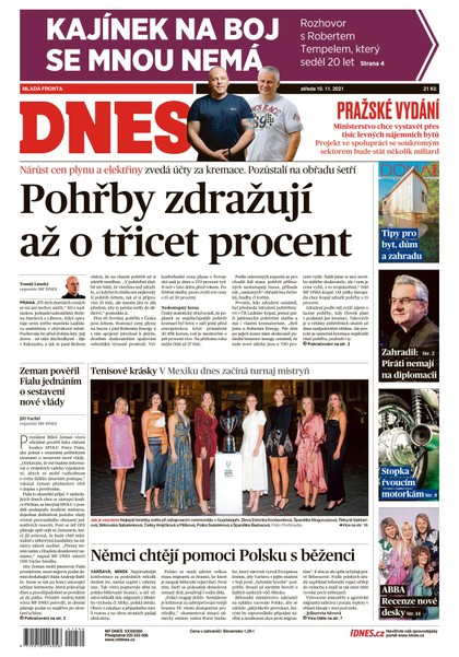 E-magazín MF DNES - 10.11.2021 - MAFRA, a.s.