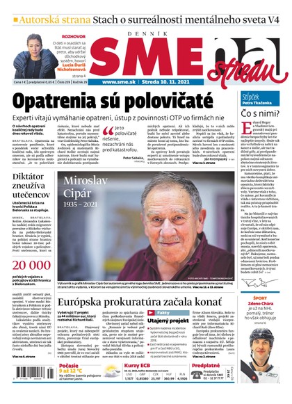 E-magazín SME 10-11-2021 - Petit Press, a.s. 