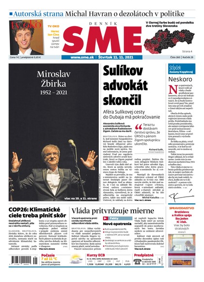 E-magazín SME 11-11-2021 - Petit Press, a.s. 